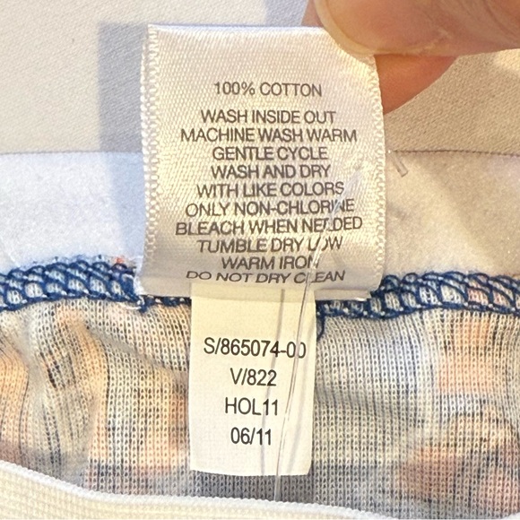 New Baby Gap Robots Pajamas Boys 6-12M Cotton 2 Piece Set Blue Orange Spring - Picture 4 of 4